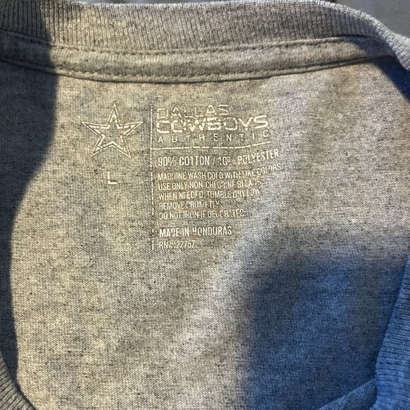 Dallas Cowboys Long Sleeve Shirt, Large - Picture 4 of 9